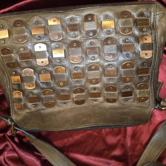 Celine Bag with Copper Colored Hardware-Messenger Style - Picture 8 of 13